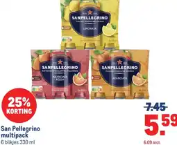 Makro San Pellegrino multipack aanbieding