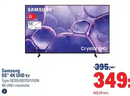 Makro Samsung 55 4K UHD tv aanbieding
