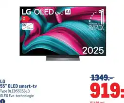 Makro LG 55 OLED smart-tv aanbieding