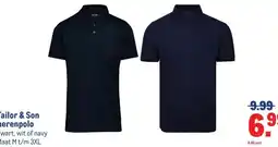 Makro Tailor & Son herenpolo aanbieding