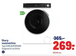 Makro Sharp wasmachine aanbieding