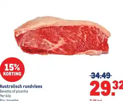 Makro Australisch rundvlees aanbieding