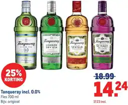 Makro Tanqueray incl. 0.0% aanbieding