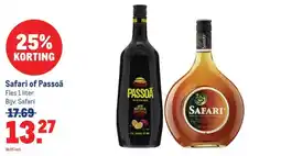 Makro Safari of Passoã aanbieding