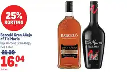 Makro Barceló Gran Añejo of Tia Maria aanbieding