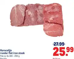 Makro Horecalijn runder flat iron steak aanbieding