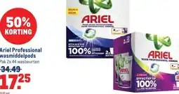 Makro Ariel Professional wasmiddelpods aanbieding