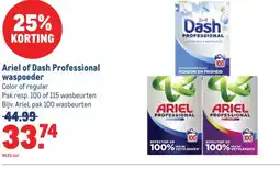 Makro Ariel of Dash Professional waspoeder aanbieding