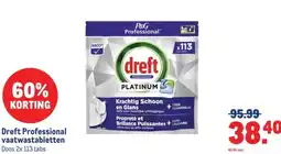 Makro Dreft Professional vaatwastabletten aanbieding