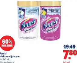Makro Vanish vlekverwijderaar aanbieding
