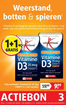 Lucovitaal Vitamine D3 aanbieding