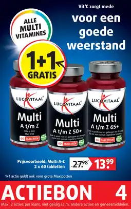 Lucovitaal Alle Multi Vitamines aanbieding