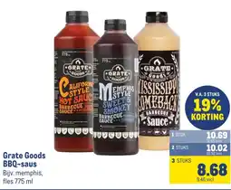 Makro Grate Goods BBQ-saus aanbieding