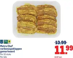 Makro Metro Chef varkensspeklappen gemarineerd aanbieding