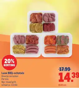 Makro Luxe BBQ-schotels aanbieding