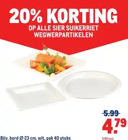 Makro OP ALLE SIER SUIKERRIET WEGWERPARTIKELEN aanbieding