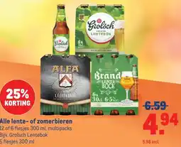Makro Alle lente- of zomerbieren aanbieding