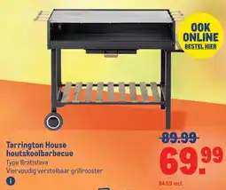 Makro Tarrington House houtskoolbarbecue aanbieding