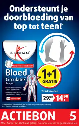 Lucovitaal Bloed Circulatie Support aanbieding