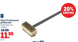 Makro Metro Professional grillborstel aanbieding