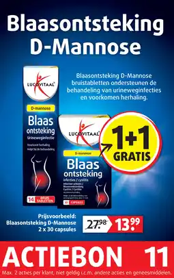Lucovitaal Blaasontsteking D-Mannose aanbieding