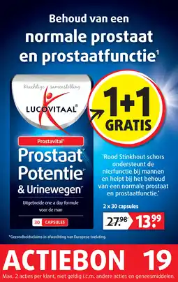 Lucovitaal Prostaat Potentie & Urinewegen aanbieding