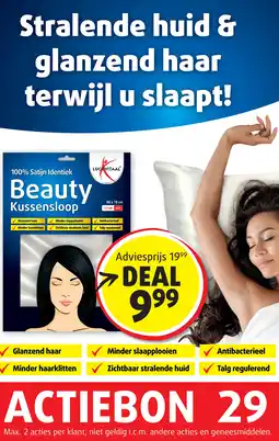 Lucovitaal 100% Satijn ldentiek Beauty Kussensloop aanbieding