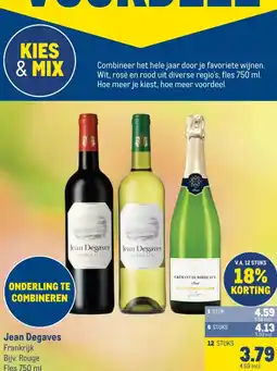 Makro Jean Degaves aanbieding