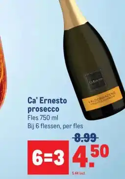 Makro Ca' Ernesto prosecco aanbieding