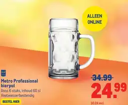 Makro Metro Professional bierpul aanbieding