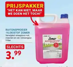 Kluswijs RUITENSPROEIER -VLOEISTOF ZOMER aanbieding