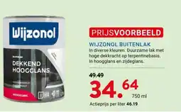 Kluswijs WIJZONOL BUITENLAK aanbieding