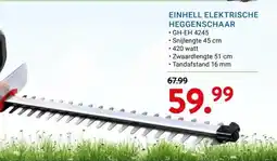 Kluswijs EINHELL ELEKTRISCHE HEGGENSCHAAR aanbieding