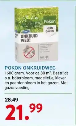 Kluswijs POKON ONKRUIDWEG aanbieding