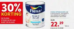 Kluswijs FLEXA STRAK IN DE LAK aanbieding