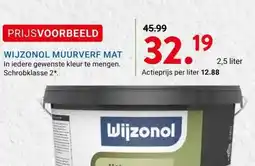 Kluswijs WIJZONOL MUURVERF MAT aanbieding