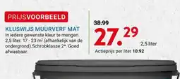 Kluswijs KLUSWIJS MUURVERF MAT aanbieding