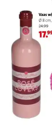 Intratuin Vaas wijnfles. aanbieding