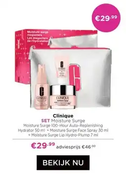 ICI Paris XL Clinique SET Moisture Surge aanbieding