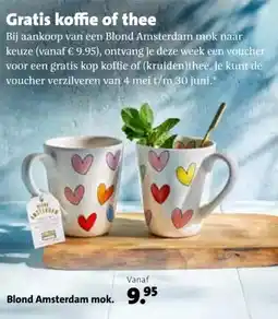 Intratuin Gratis koffie of thee aanbieding
