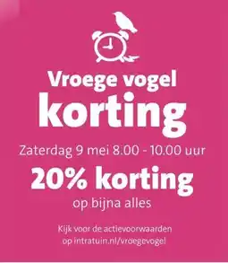 Intratuin op bijna alles aanbieding