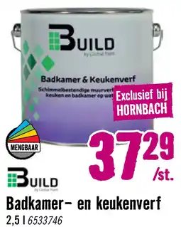 Hornbach BUILD Badkamer & keukenverf wit 2,5 l aanbieding
