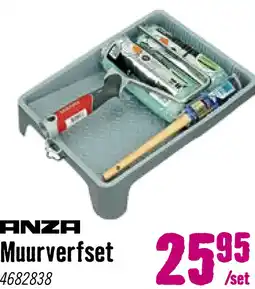 Hornbach ANZA Muurverfset 6-dlg aanbieding