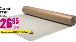 Hornbach Stucloper wit/bruin ca. 1,3x38,5 m aanbieding