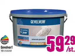 Hornbach HORNBACH Gevelverf wit 10 l aanbieding