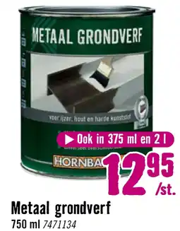 Hornbach HORNBACH Metaal grondverf mat wit 750 ml aanbieding
