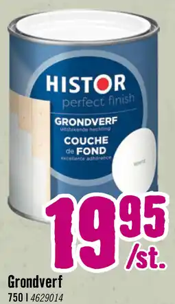 Hornbach HISTOR Perfect Finish Grondverf wit 750 ml aanbieding