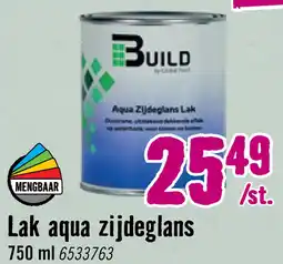 Hornbach BUILD Aqua lak zijdeglans wit 750 ml aanbieding