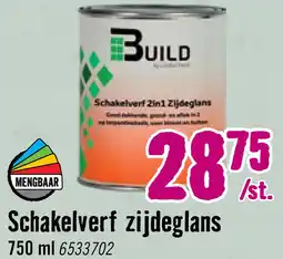 Hornbach BUILD Schakelverf 2in1 grondlak en aflak wit 750 ml aanbieding