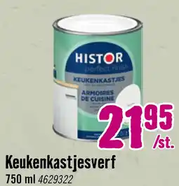 Hornbach HISTOR Perfect Finish Keukenkastjes mat wit 750 ml aanbieding